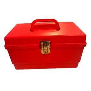 Vintage Wilson Wil-Hold Sewing Red Box Medium Size Plastic